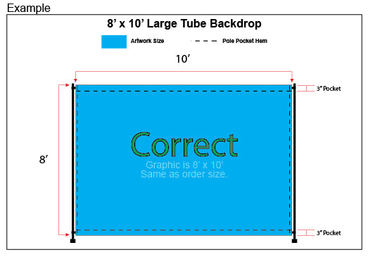 Backdrops 10' x 8'