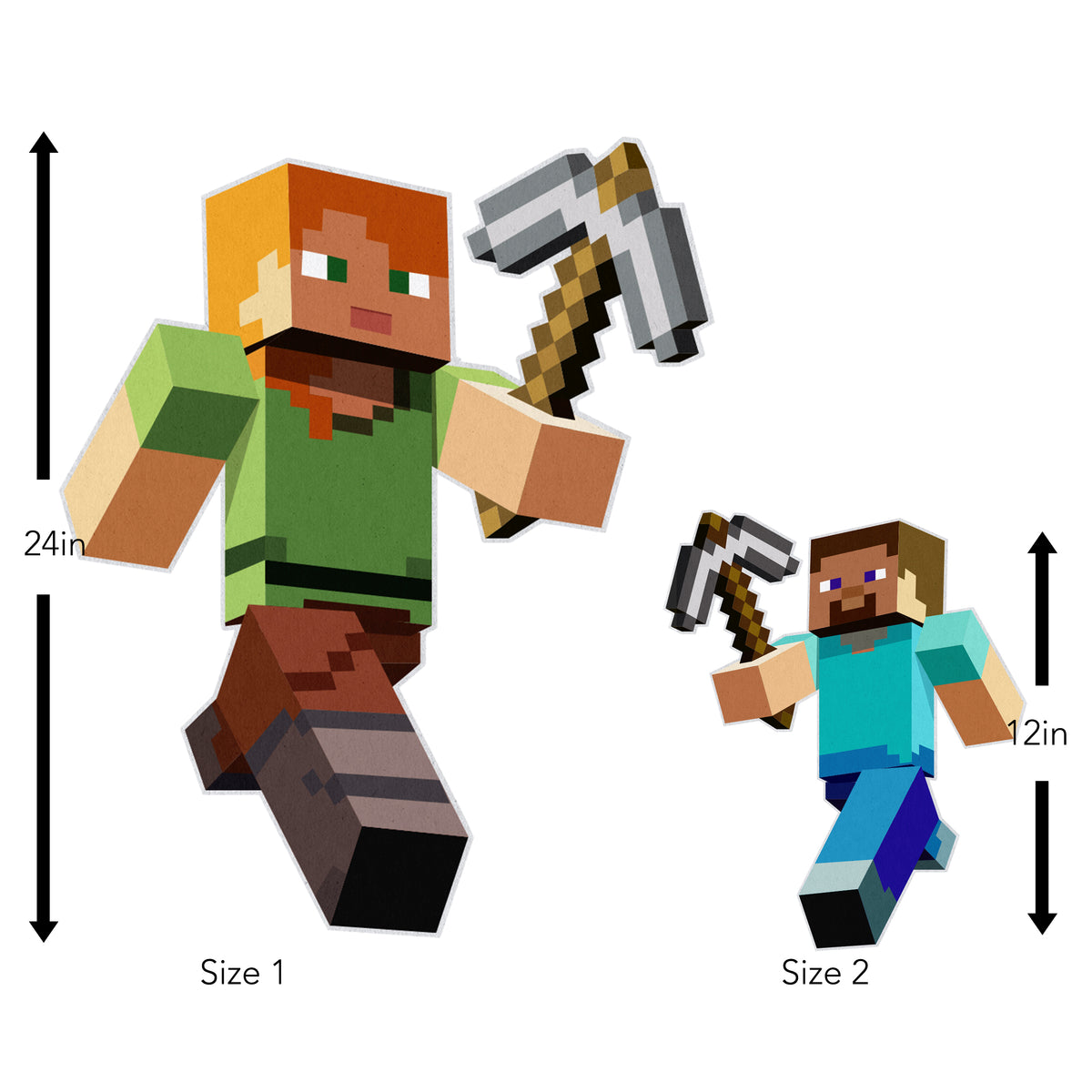 Minecraft Board Cutouts